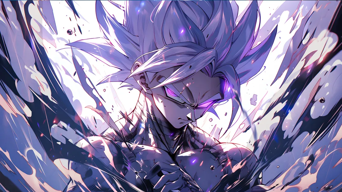 3k孙悟空壁纸｜赛亚人背景图片 - 龙珠超酷炫高燃「哲风壁纸」