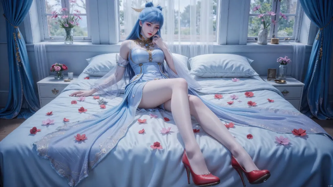 2k王冬儿壁纸｜卧室大床背景图片 - 绝世唐门「哲风壁纸」