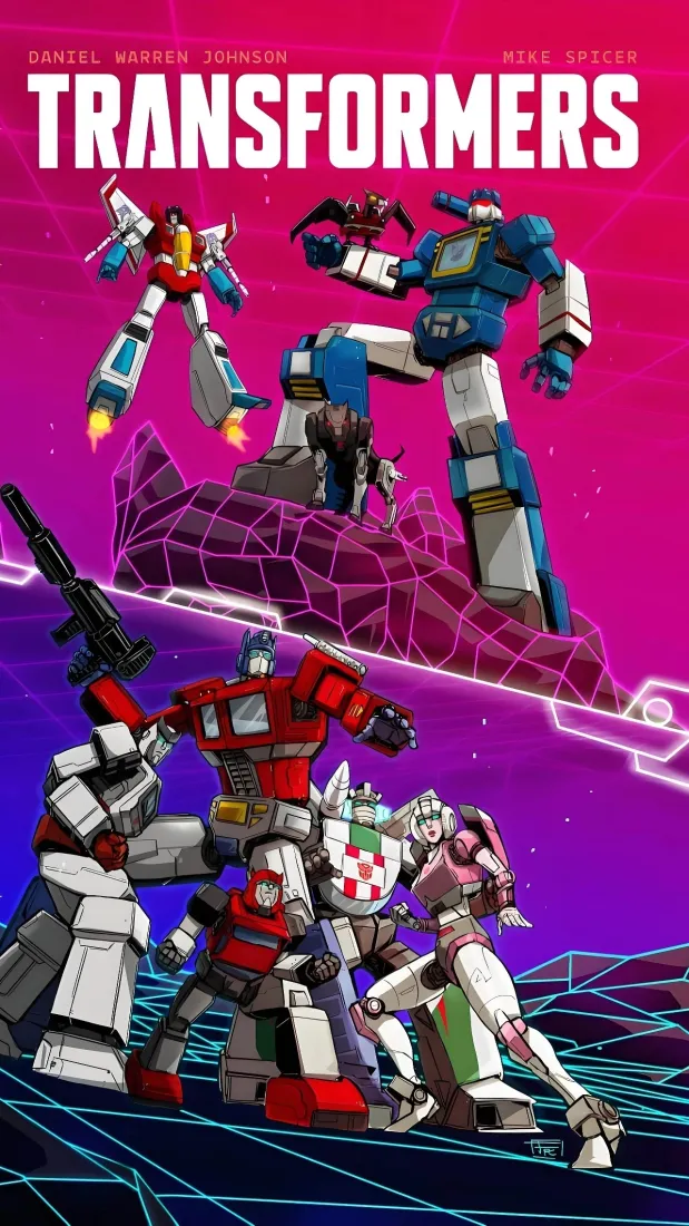 G1变形金刚手机壁纸｜赛博坦背景图片 - 经典机甲群像「哲风壁纸」