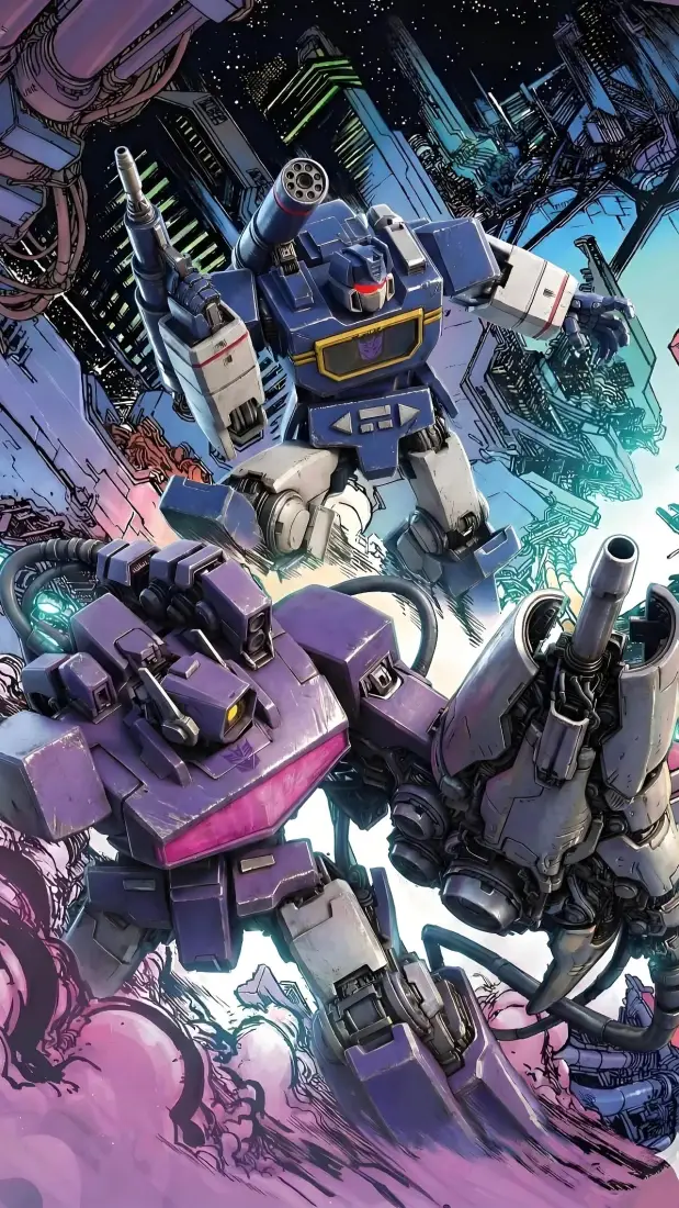 G1声波手机壁纸｜赛博坦背景图片 - 变形金刚「哲风壁纸」