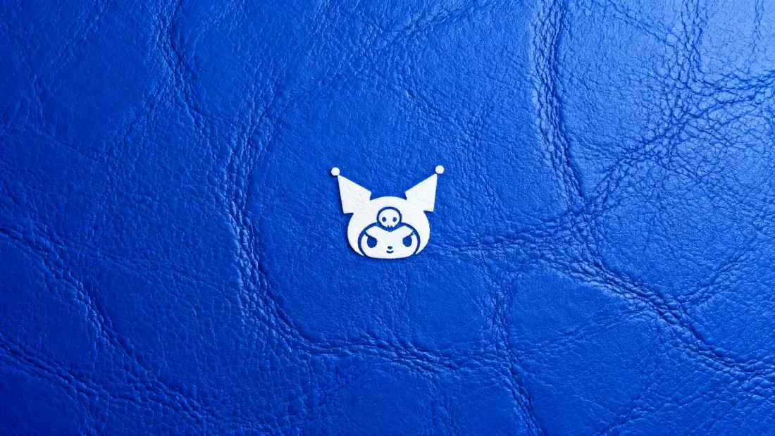 4k库洛米壁纸｜蓝色皮质背景图片 - 4K简约「哲风壁纸」