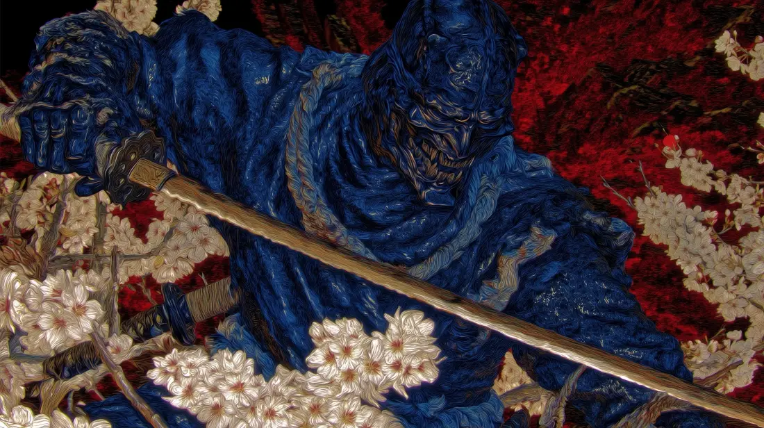 3k巨型忍者枭壁纸｜樱花背景图片 - 只狼游戏「哲风壁纸」