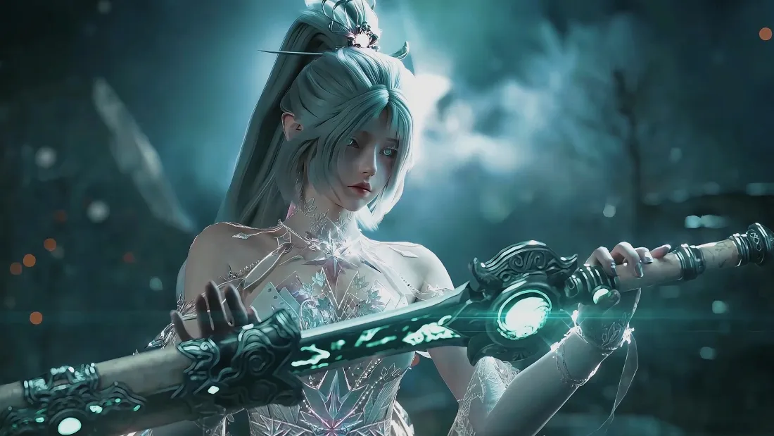 2k永劫无间壁纸｜顾清寒背景图片 - 青发持剑御姐「哲风壁纸」