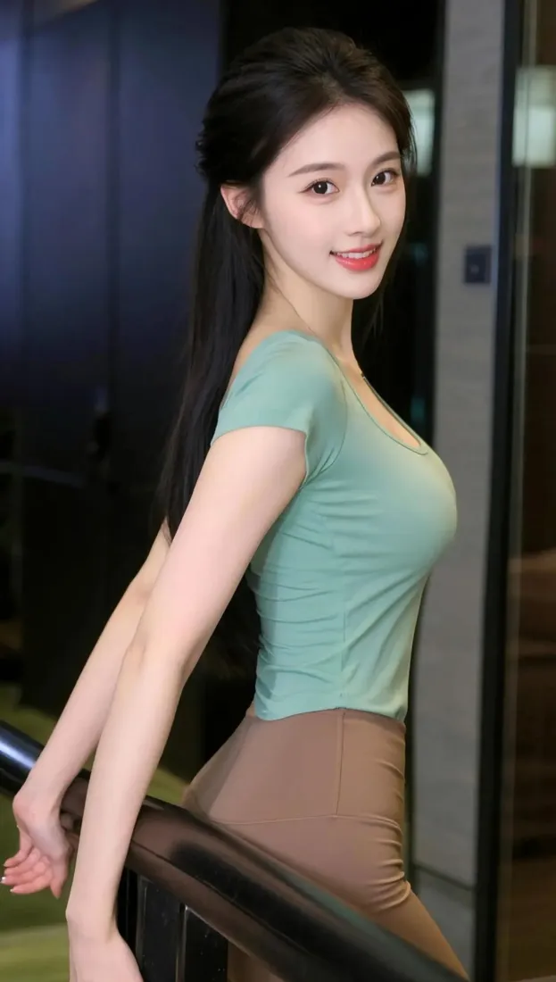 高颜值气质美女手机壁纸｜室内背景图片 - 性感穿搭「哲风壁纸」