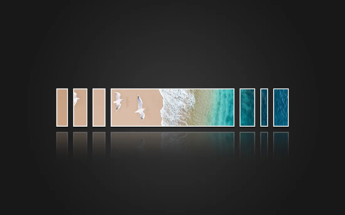 4k海景色卡壁纸｜黑色背景图片 - 宽屏幕「哲风壁纸」