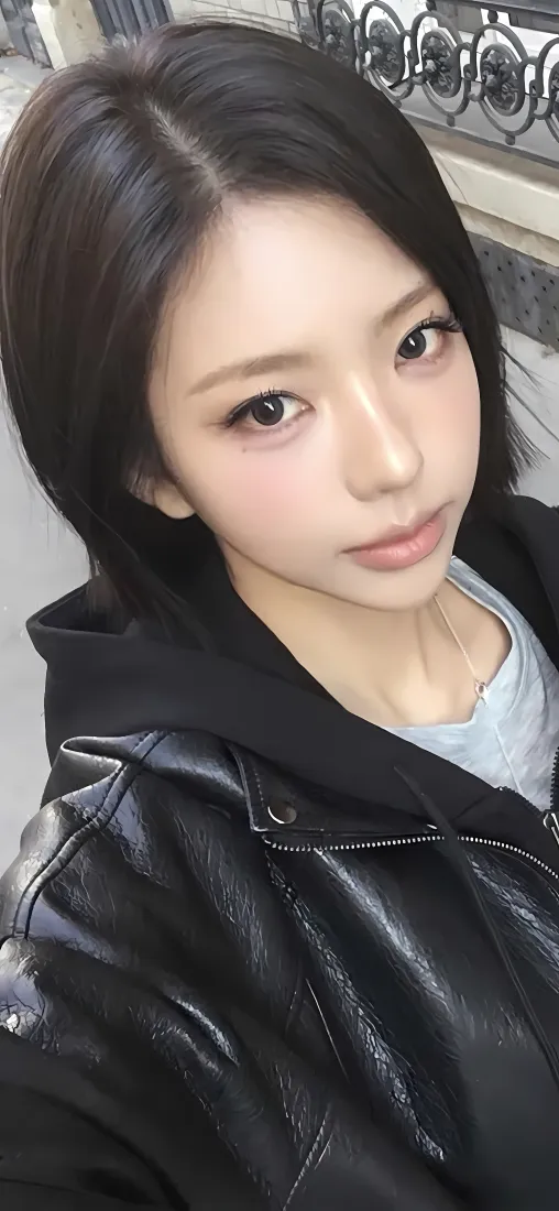 金高恩手机壁纸｜户外街拍背景图片 - 韩系清纯美女「哲风壁纸」