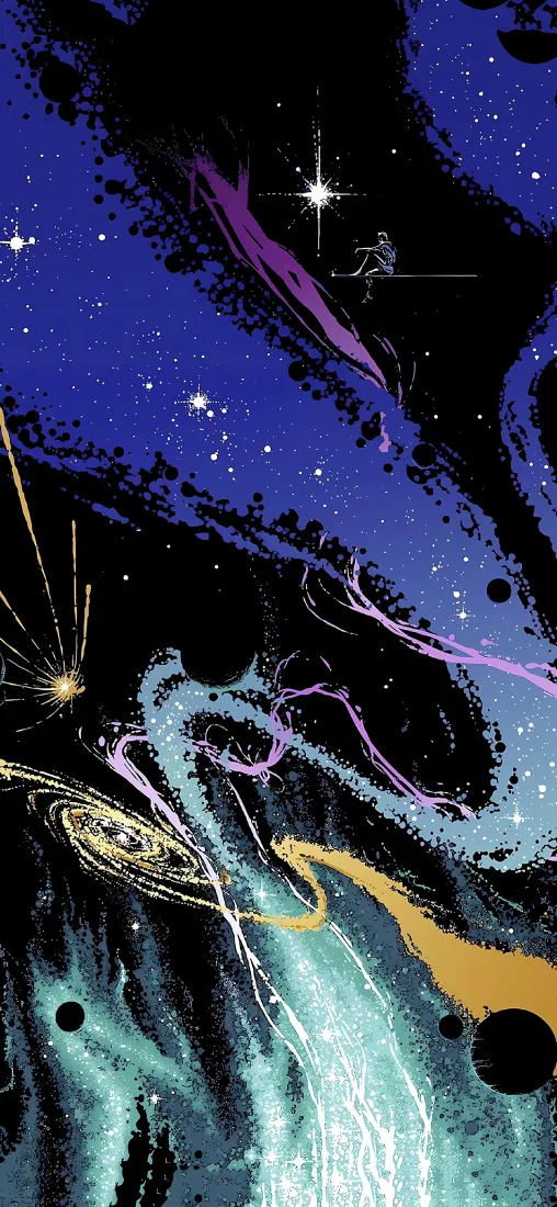 睡魔手机壁纸｜宇宙星空背景图片 - 孤影「哲风壁纸」