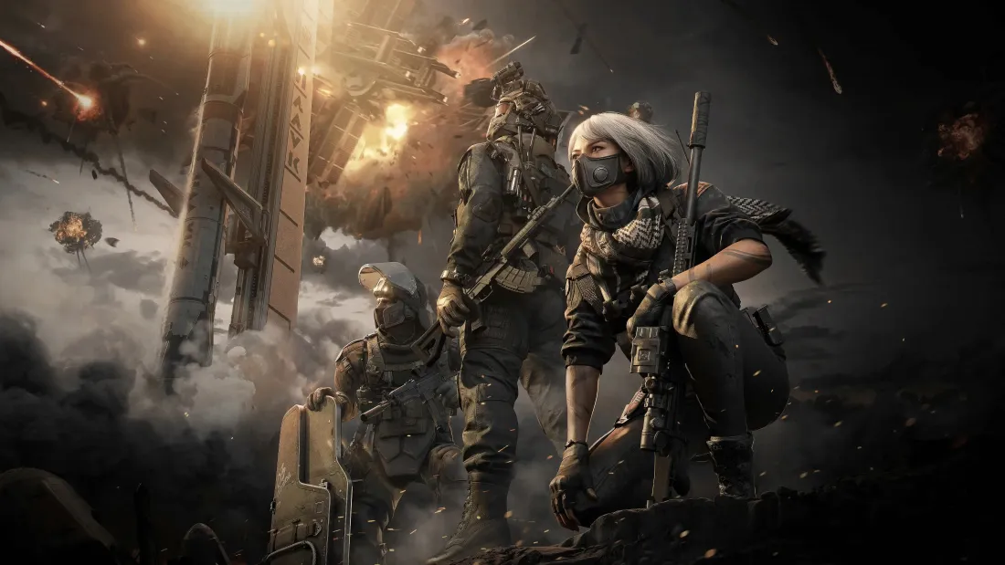 8k三角洲行动壁纸｜战地背景图片 - 牧羊人骇爪红狼「哲风壁纸」