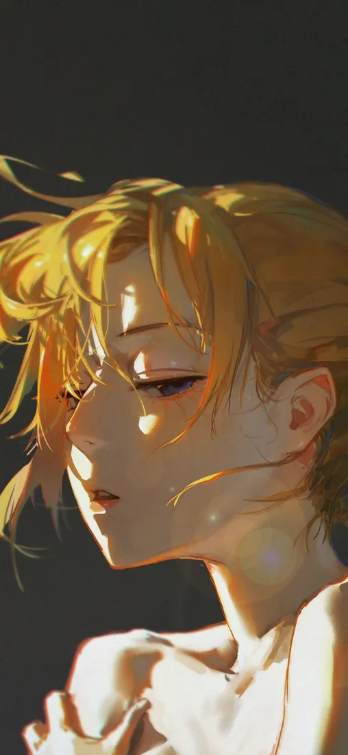 中原中也手机壁纸｜光影氛围感背景图片 - 文豪野犬「哲风壁纸」