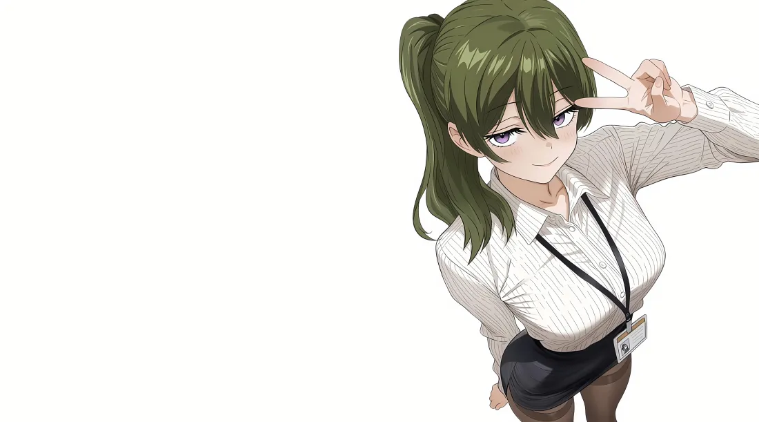 5k尤贝尔壁纸｜纯白背景图片 - 葬送的芙莉莲「哲风壁纸」