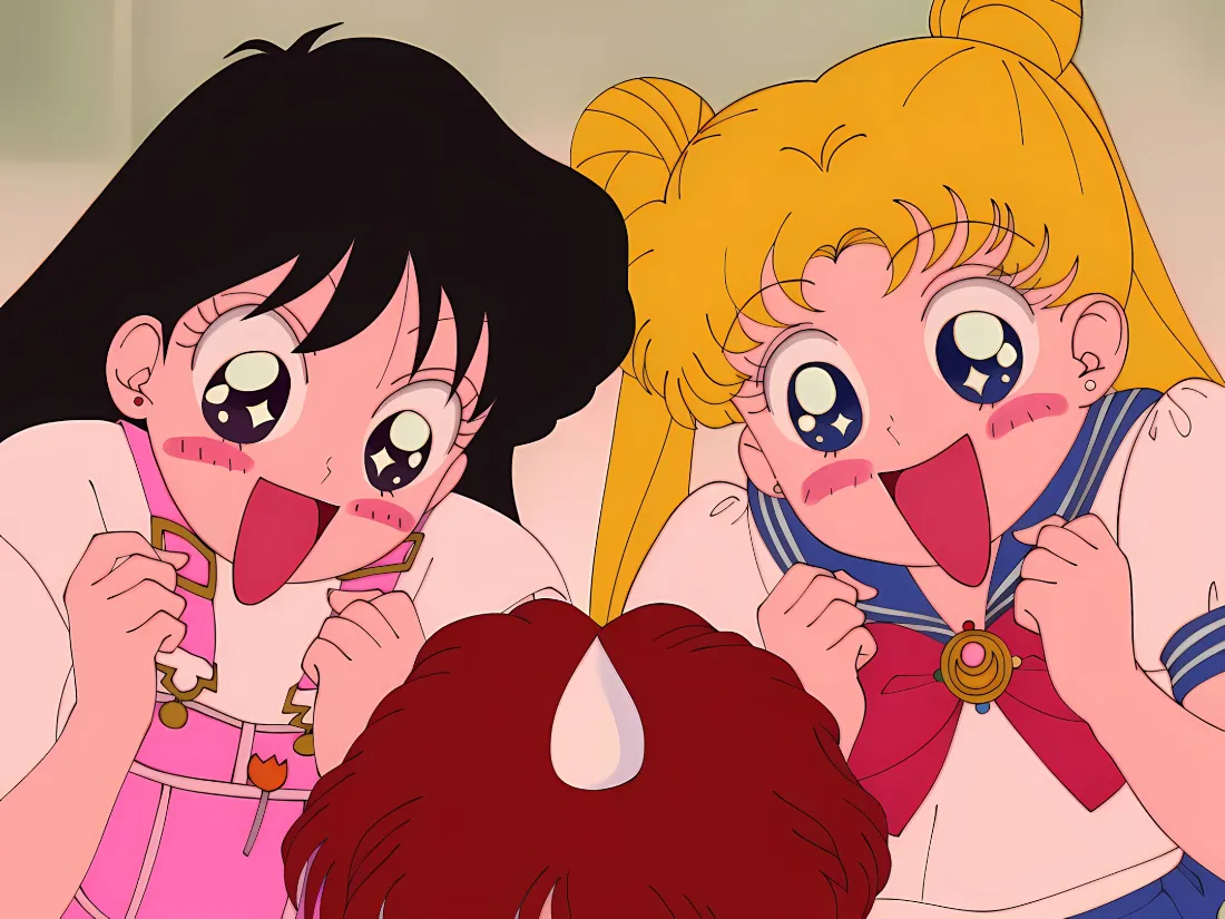 2k月野兔壁纸｜火野丽搞怪背景图片 - 美少女战士「哲风壁纸」