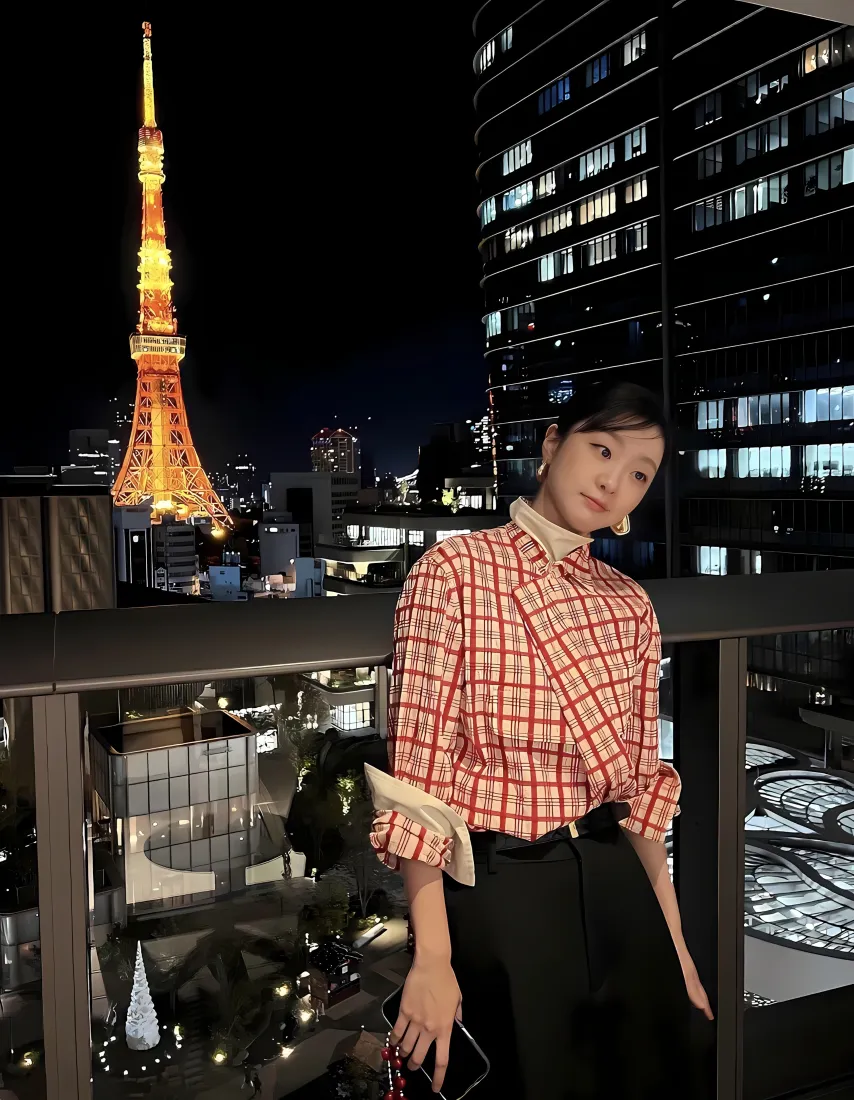 金多美手机壁纸｜东京夜景背景图片 - 都市街拍「哲风壁纸」