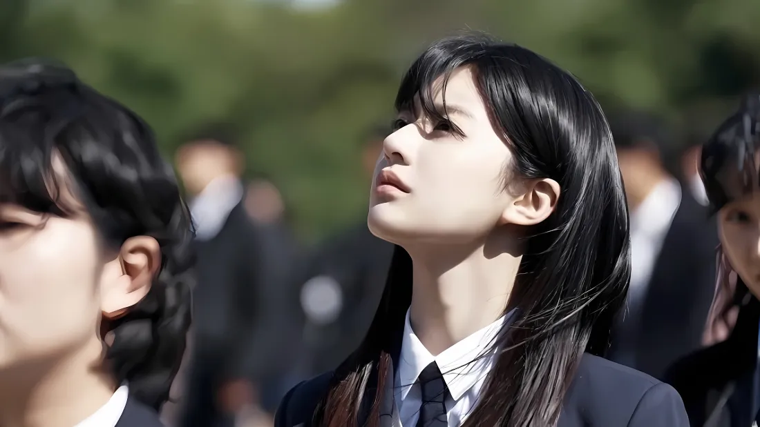 2k金允贞壁纸｜韩国明星背景图片 - 校园制服「哲风壁纸」