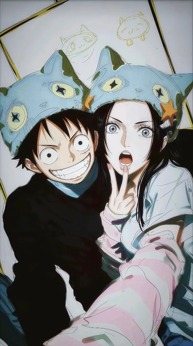 路飞汉库克手机壁纸｜海贼王背景图片 - 可爱同框「哲风壁纸」