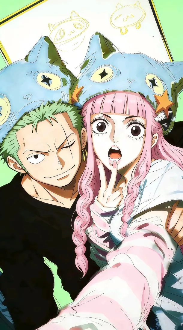 海贼王索隆佩罗娜手机壁纸｜动漫背景图片 - 搞怪自拍「哲风壁纸」