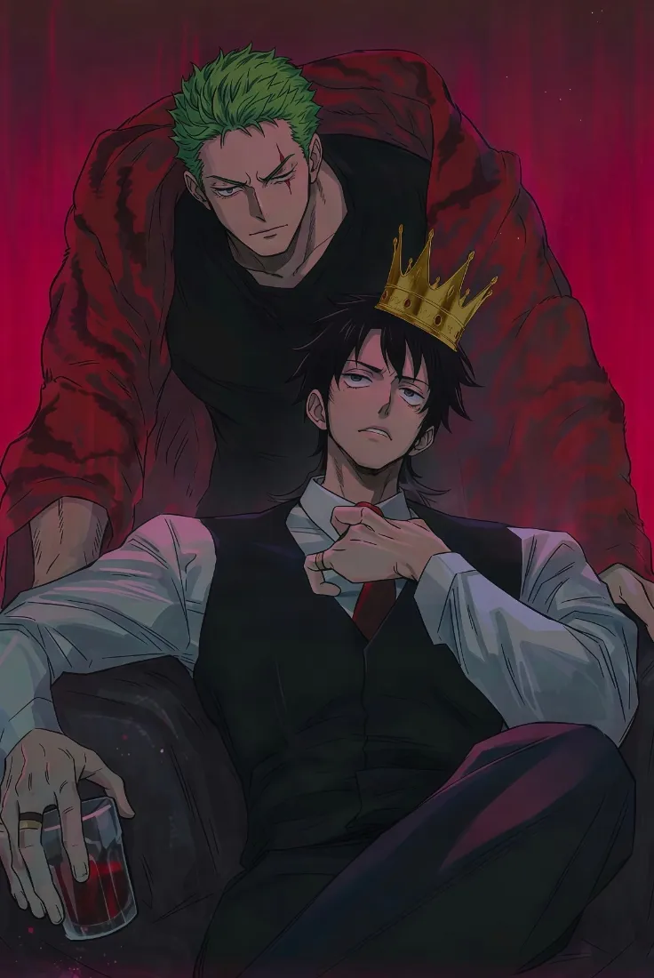 海贼王手机壁纸｜路飞索隆背景图片 - 酷感同人创作「哲风壁纸」