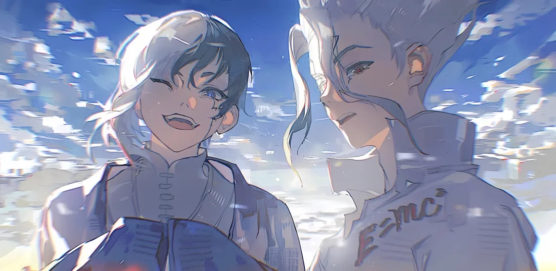 2k石纪元壁纸｜动漫背景图片 - 浅雾幻石神千空「哲风壁纸」