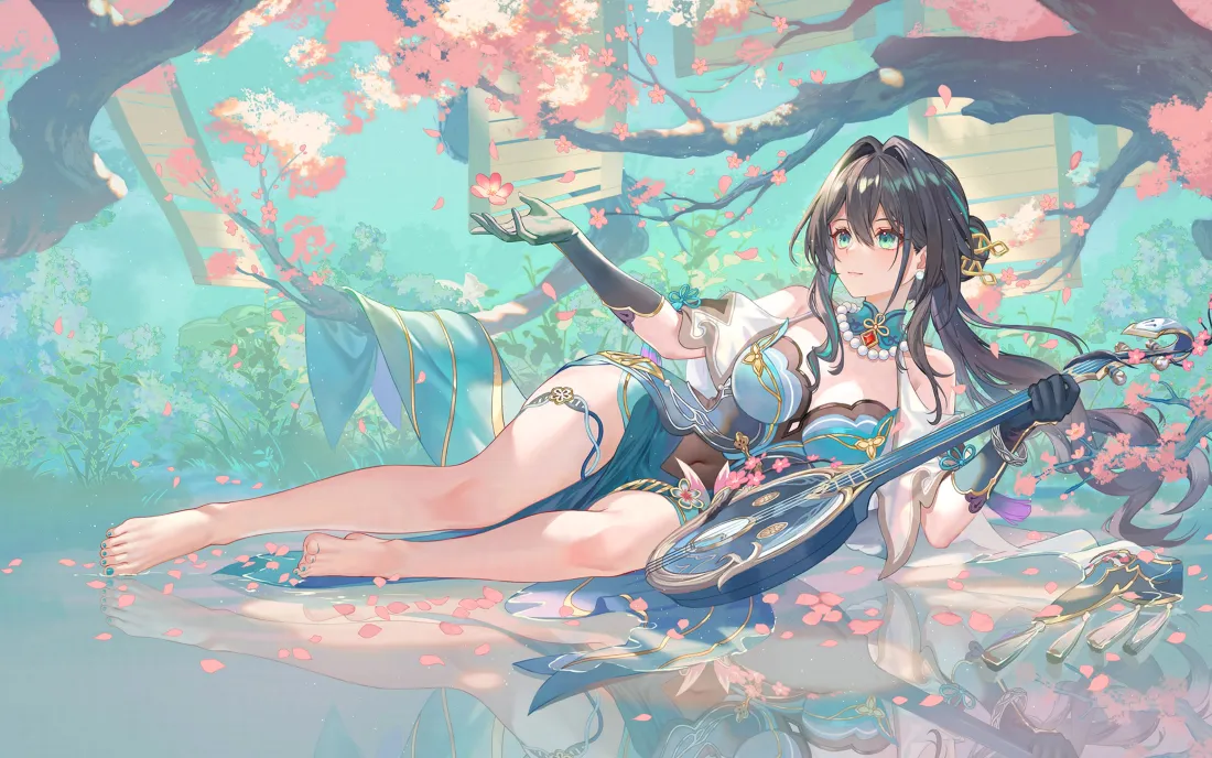 4k阮梅壁纸｜崩铁背景图片 - 桃花水岸「哲风壁纸」