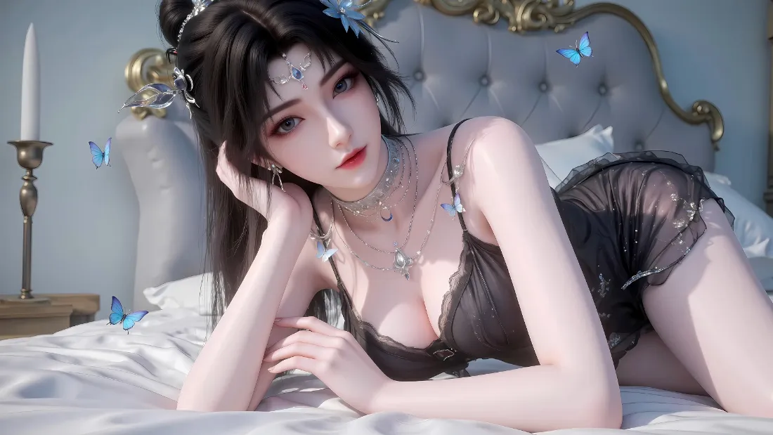 2k邀月公主壁纸｜完美世界背景图片 - 性感古风美人「哲风壁纸」