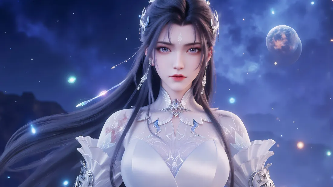 4k陆雪琪壁纸｜诛仙背景图片 - 星空仙侠美人「哲风壁纸」
