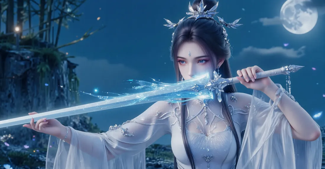 3k陆雪琪壁纸｜诛仙背景图片 - 月夜仙侠「哲风壁纸」