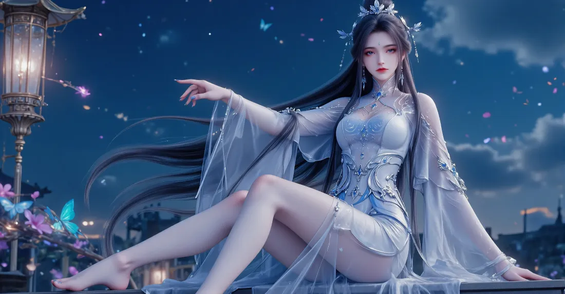 3k陆雪琪壁纸｜诛仙背景图片 - 古风夜景「哲风壁纸」