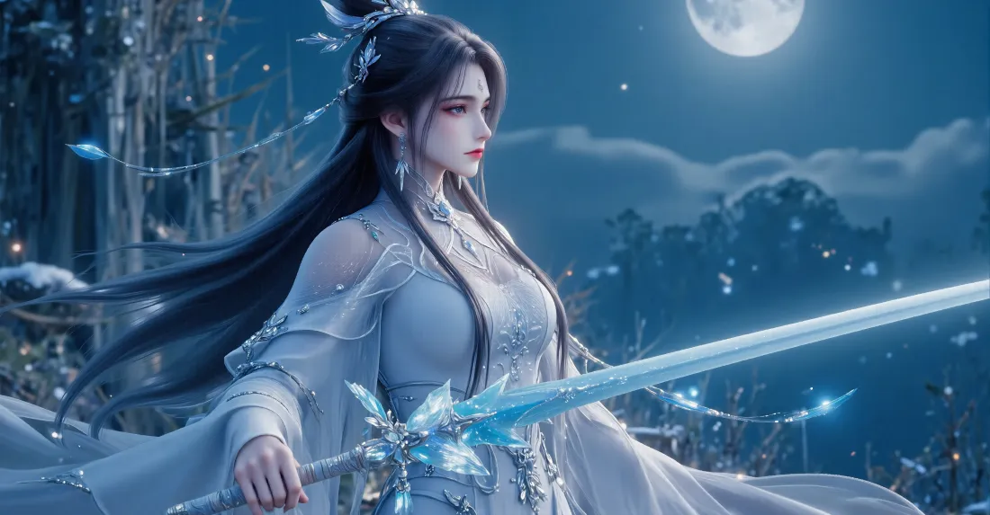 3k陆雪琪壁纸｜诛仙背景图片 - 月夜仙侠「哲风壁纸」