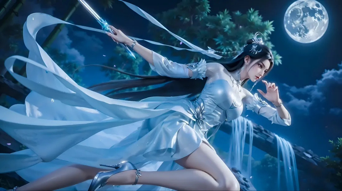 7k陆雪琪壁纸｜诛仙背景图片 - 月夜古风仙侠「哲风壁纸」