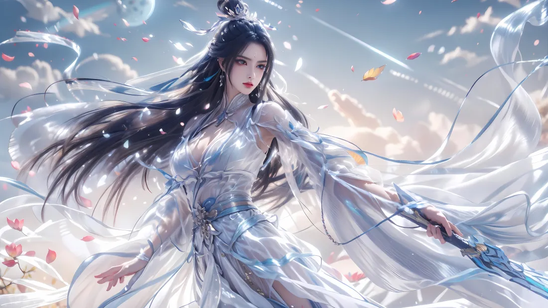 9k陆雪琪壁纸｜诛仙仙侠背景图片 - 清冷古风美人「哲风壁纸」