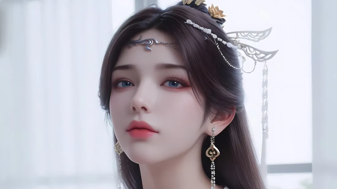 6k金瓶儿壁纸｜诛仙游戏背景图片 - 古风绝色美人「哲风壁纸」