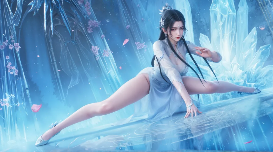 4k陆雪琪壁纸｜诛仙背景图片 - 冰晶洞天「哲风壁纸」