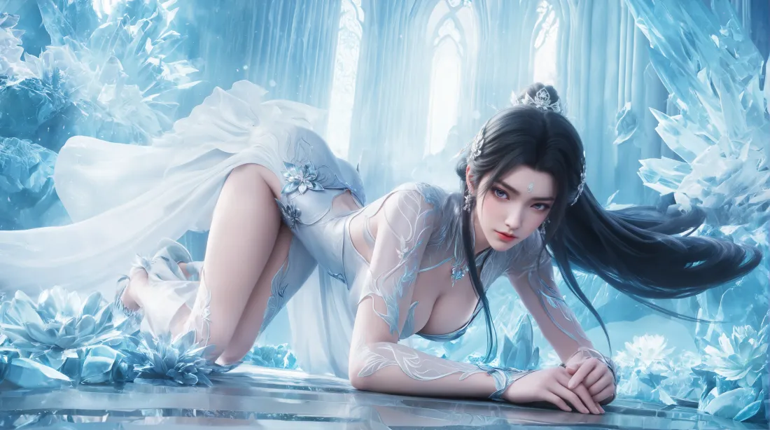 4k陆雪琪壁纸｜诛仙背景图片 - 冰域仙侠美人「哲风壁纸」