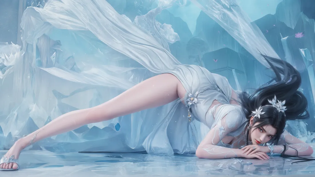 4k陆雪琪壁纸｜诛仙背景图片 - 白衣古风美人「哲风壁纸」