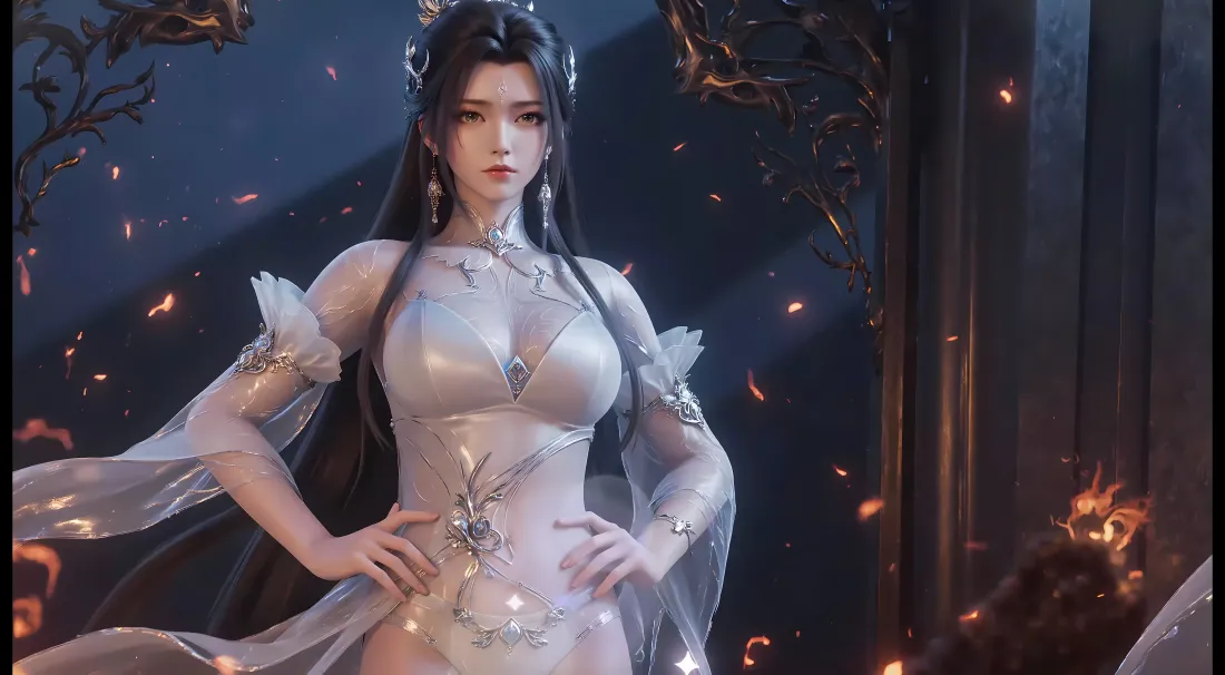 8k陆雪琪壁纸｜诛仙背景图片 - 白衣仙侠「哲风壁纸」