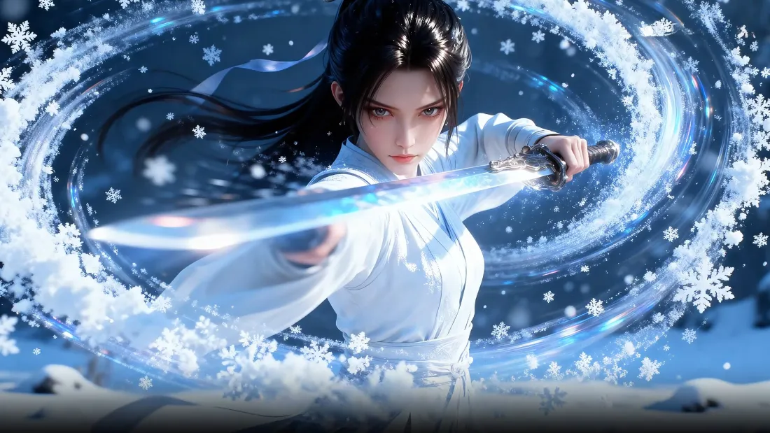 2k宁姚壁纸｜剑来背景图片 - 冰雪剑客「哲风壁纸」