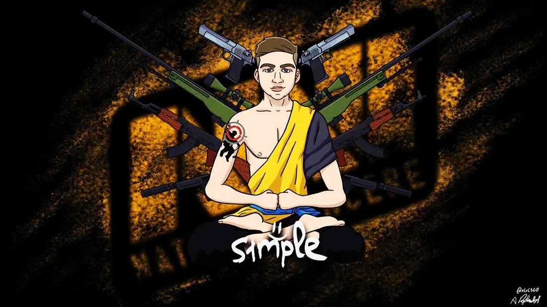 2kCSGO壁纸｜创意背景图片 - 战斗僧侣「哲风壁纸」