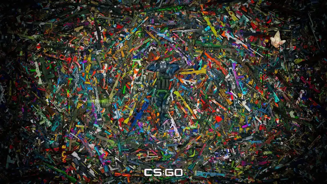 3kCSGO壁纸｜枪械背景图片 - 多彩皮肤拼贴「哲风壁纸」