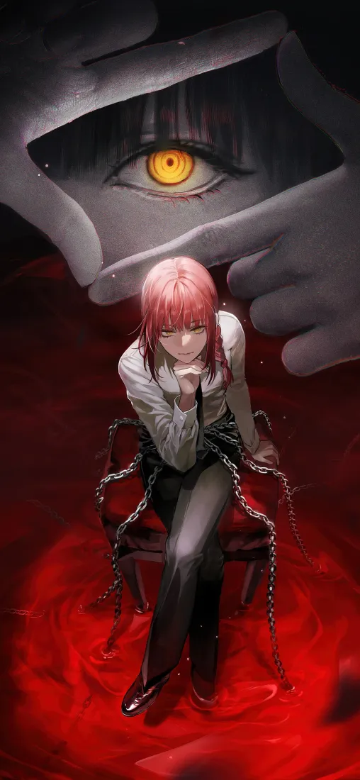 玛奇玛手机壁纸｜电锯人背景图片 - 暗黑恶魔「哲风壁纸」