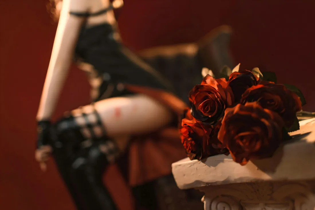 8k约尔壁纸｜cos背景图片 - 红玫瑰「哲风壁纸」