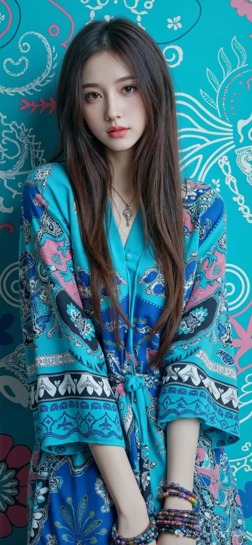 长发美女手机壁纸｜iOS背景图片 - 气质女神「哲风壁纸」