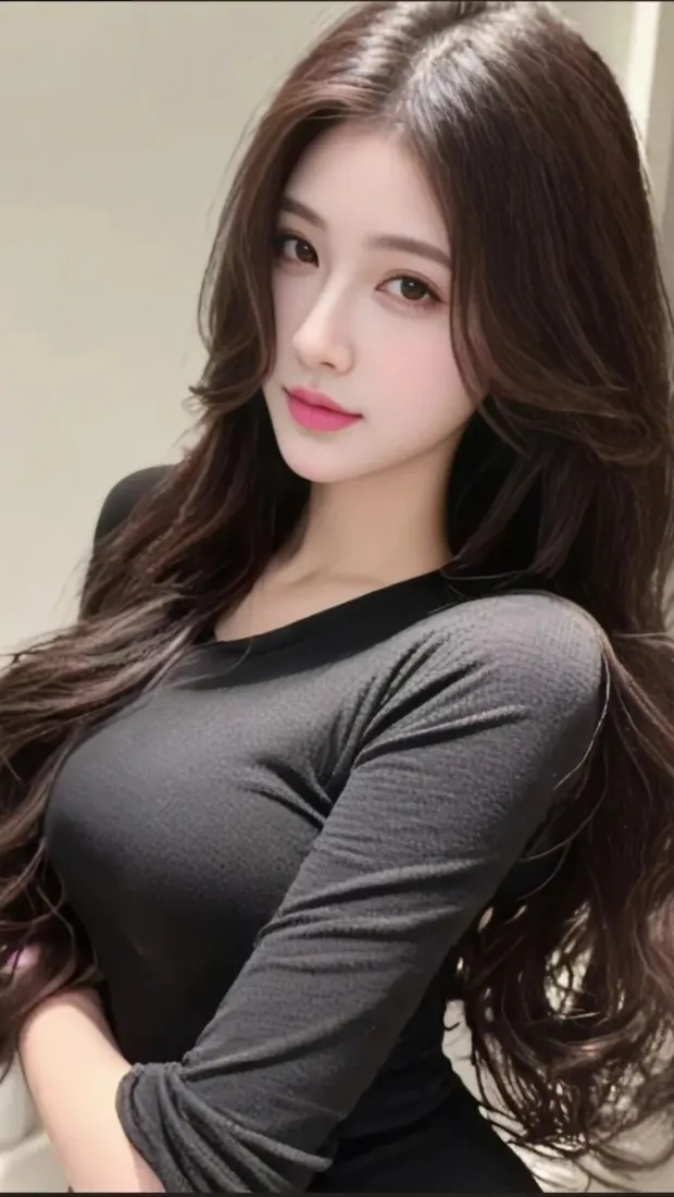 长发美女手机壁纸｜iOS背景图片 - 气质御姐「哲风壁纸」