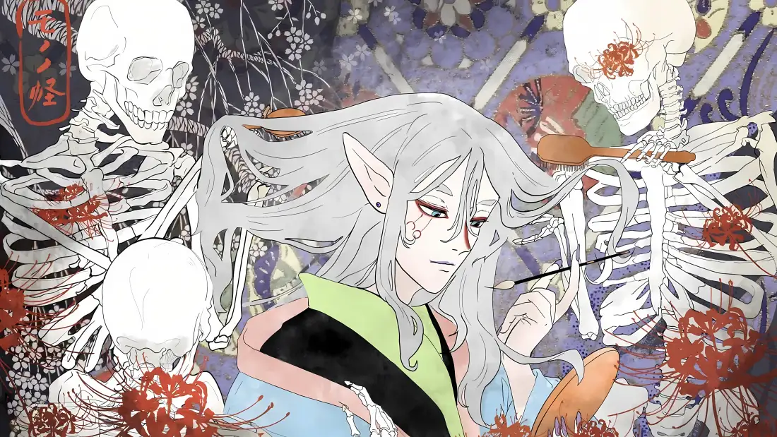 5k卖药郎壁纸｜怪化猫背景图片 - 浮世绘「哲风壁纸」