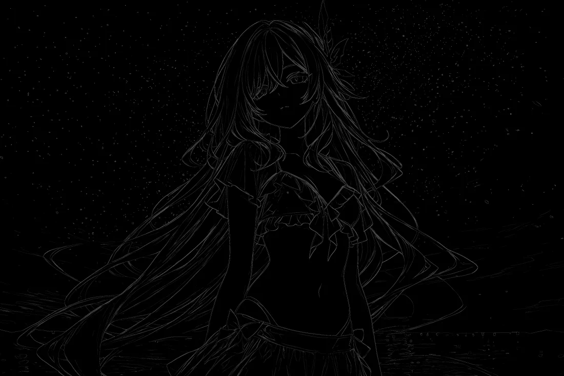 8k丝柯克壁纸｜素描背景图片 - 动漫人物「哲风壁纸」