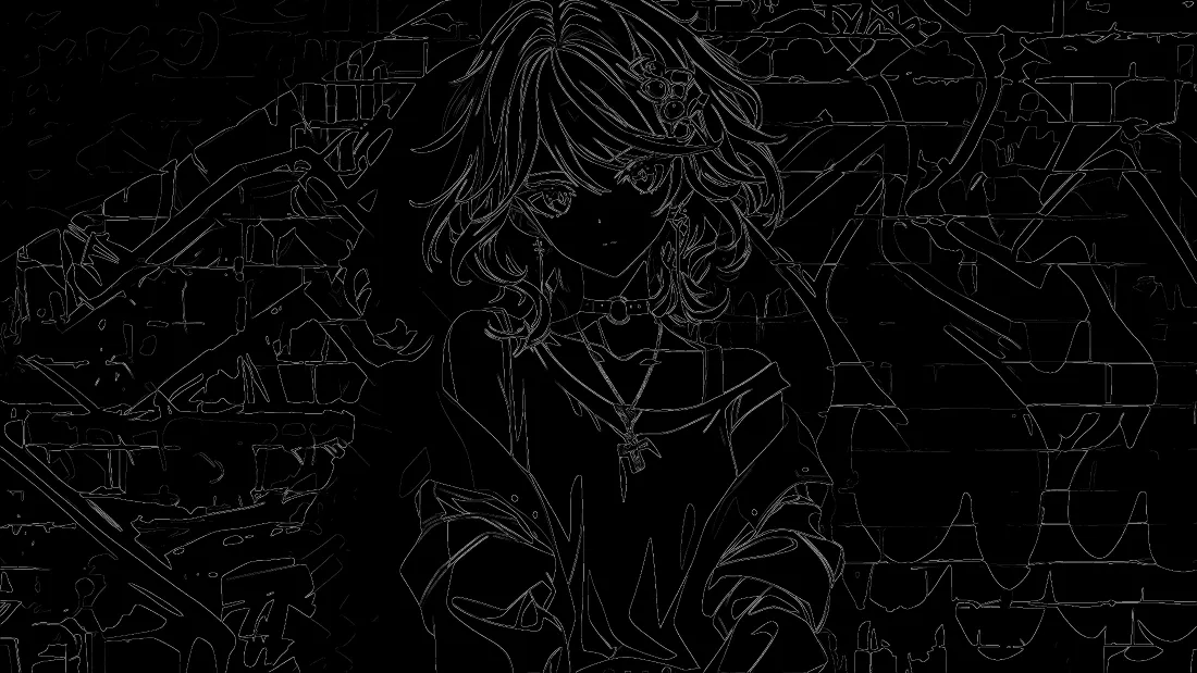 4k原神壁纸｜素描背景图片 - 枫原万叶「哲风壁纸」