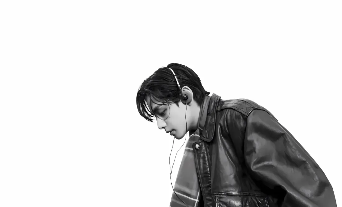 2k田柾国壁纸｜纯色背景图片 - 酷帅韩系男星「哲风壁纸」