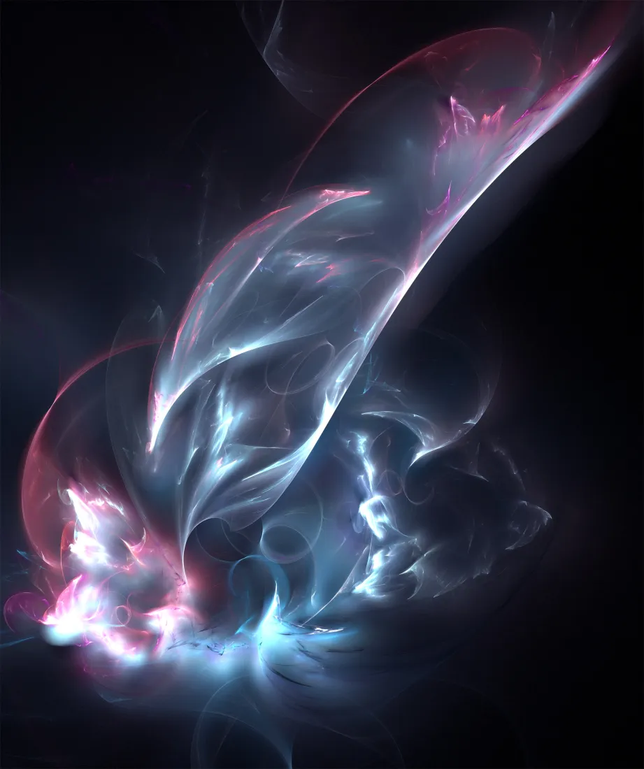 光影手机壁纸｜折射背景图片 - 炫彩流光烟效「哲风壁纸」