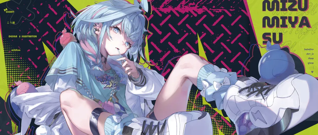 6k水宮枢壁纸｜潮流背景图片 - Hololive「哲风壁纸」