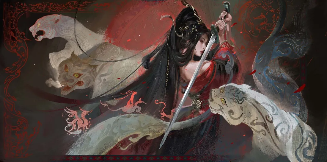 2k古风壁纸｜国风背景图片 - 白虎侠客「哲风壁纸」