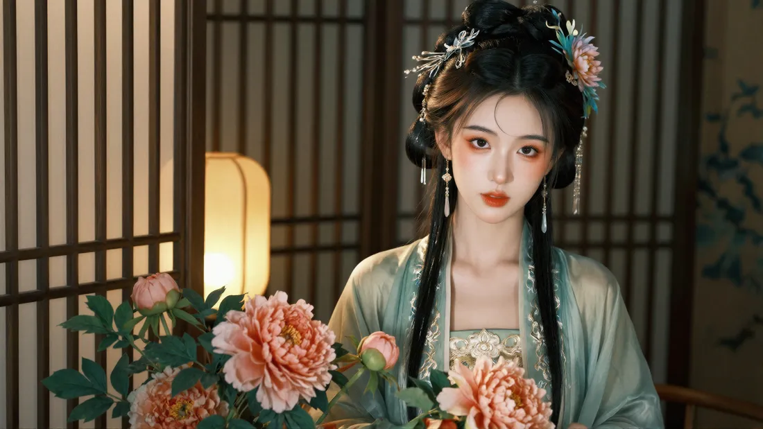 6k古风汉服壁纸｜中国风背景图片 - 古装美女「哲风壁纸」