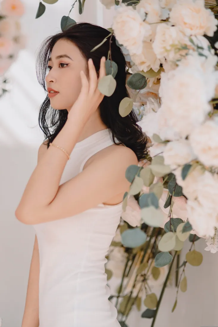 气质美女手机壁纸｜清新背景图片 - 温柔风写真「哲风壁纸」